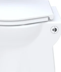 Nature Pro WC Broyeur Intégré - Broyeur WC avec WC à Poser Inclus - Sans Réservoir de Chasse - 42 x 37 x 47 cm - Made in France - Blanc