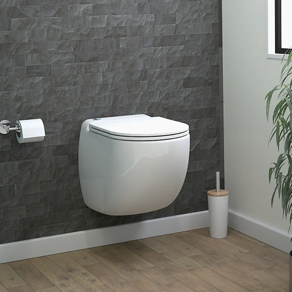 Watermatic WC broyeur suspendu W40SP Silence avec abattant* Wc Chimique Et Broyeur