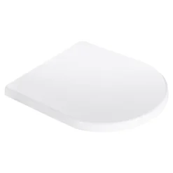 Schulte Wc Déclipsable - Avec Frein De Chute - Lunette Et Couvercle - Duroplast - Blanc