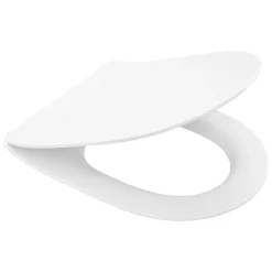 Schulte Wc Déclipsable -avec Frein De Chute - Lunette Et Couvercle - Duroplast - Blanc* Abattant Wc