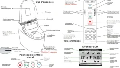 Toptoilet WC Japonais Monobloc Luxe Platinium 2 Plus