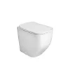 Kiamami Valentina Wc Sur Pied Encastré Blanc Poli Mozart