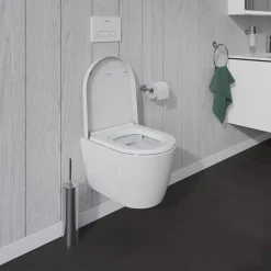 Duravit WC suspendu compact sans bride Me by Starck avec abattant frein de chute* Wc Suspendu