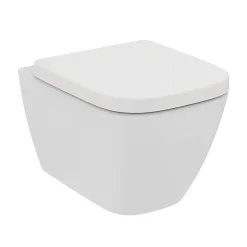 Ideal Standard WC suspendu compact sans bride I.Life S RimLS+ avec abattant frein de chute* Wc Suspendu