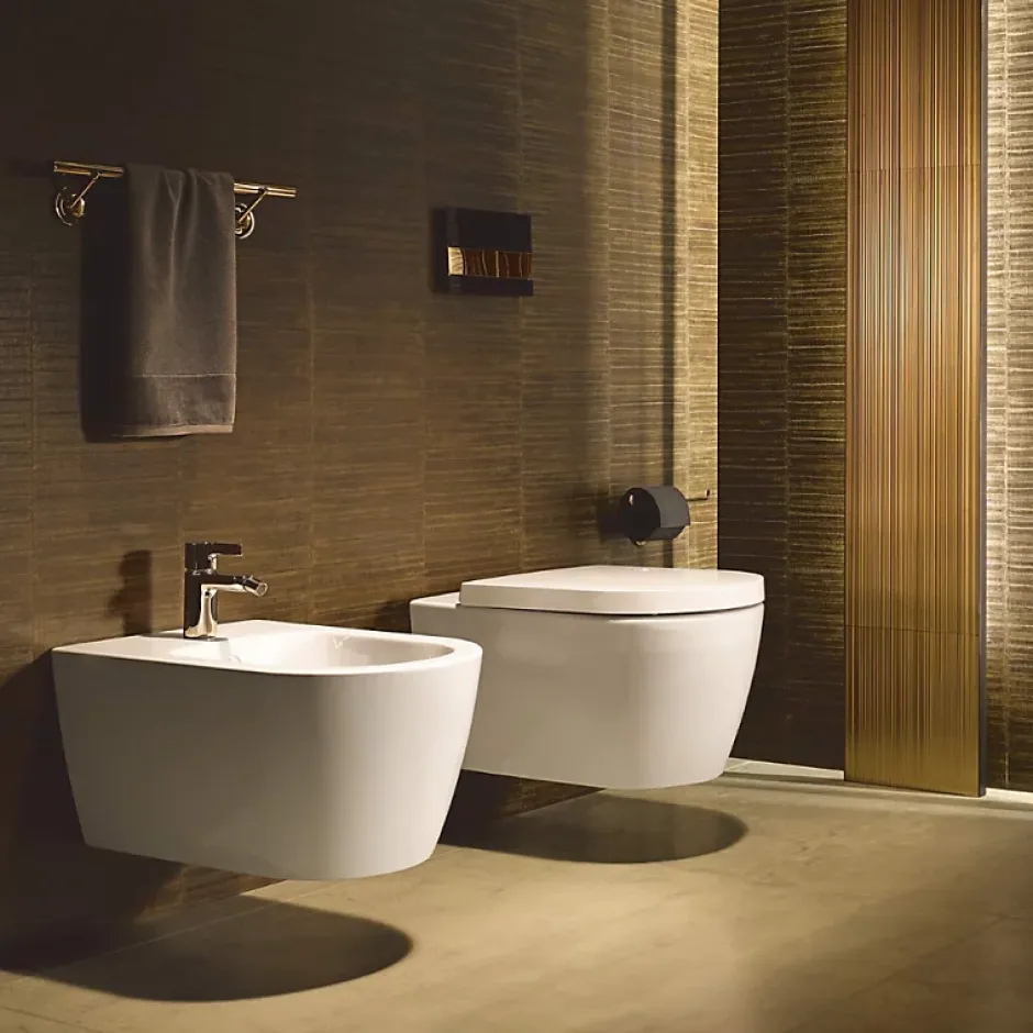 Duravit WC suspendu sans bride Me by Starck avec abattant frein de chute