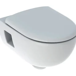 Geberit WC suspendu sans bride Renova, semi-caréné + abattant ralenti et déclipsable, Blanc* Wc Suspendu
