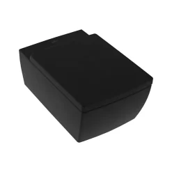 Villeroy & Boch WC suspendu sans bride VILLEROY ET BOCH Memento 2.0 avec abattant Pure Black