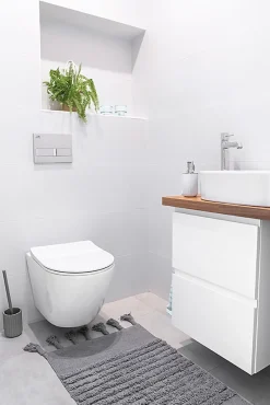 Badland WC Toilettes : cuvette blanche avec siège de toilette Slim Soft-Close* Wc Suspendu