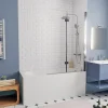 Kolo by Geberit 160x70 cm Ensemble baignoire Opal Plus universelle +Pare baignoire pliable, 2 volets chrome + pieds (XWP1260000-SETP2)* Baignoire Droite