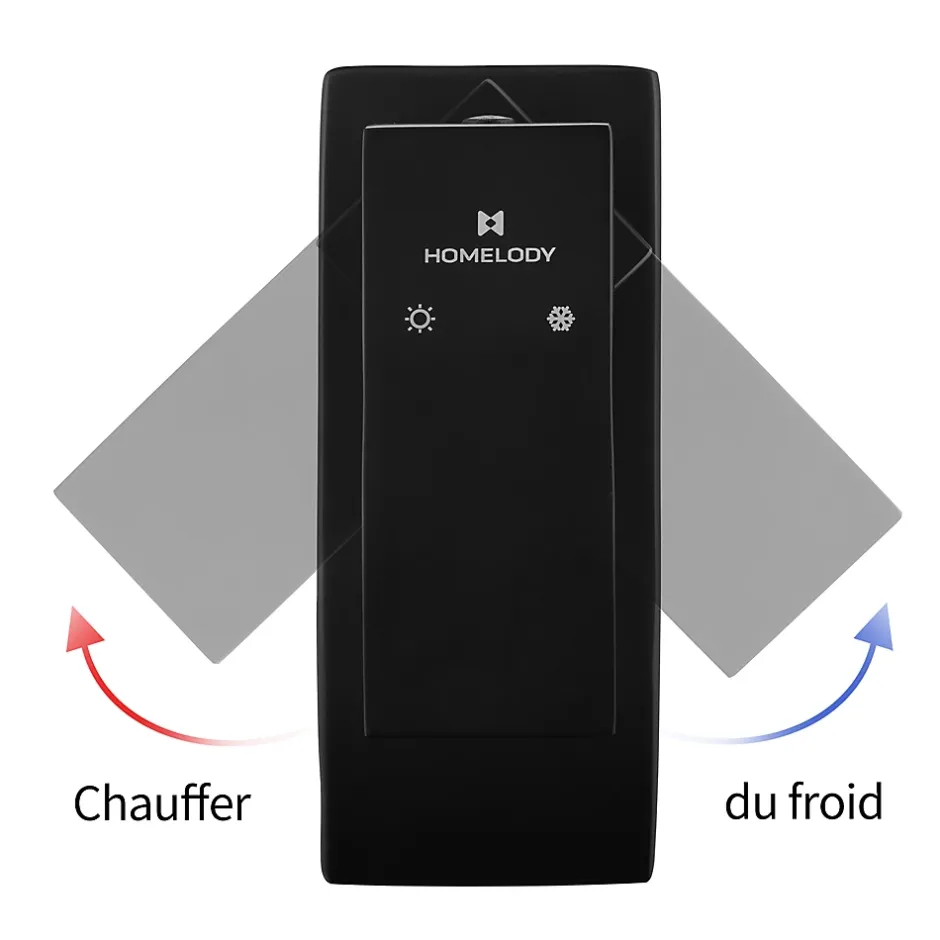 Homelody 2x Robinet Salle de Bain Noir Cascade Bec Haut Mitigeur de Lavabo Robinetterie en Acier Inox pour lavabo et vasque Design Moderne
