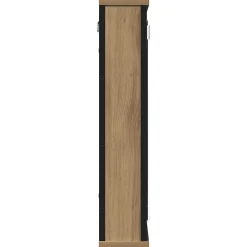 zmh Armoire à miroir de salle de bain chêne artisanal 42x12x60 cm