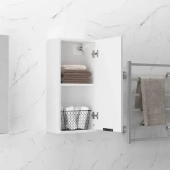 zmh Armoire de salle de bain murale Blanc 32x20x67 cm* Meuble Wc