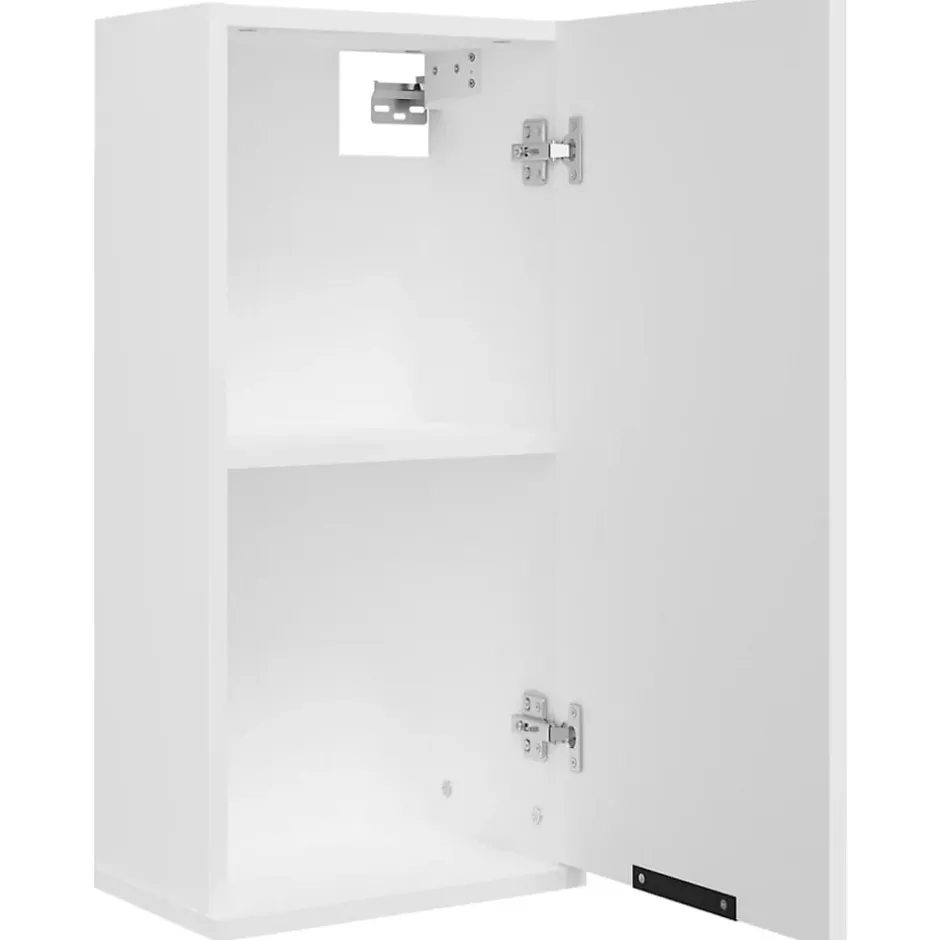 zmh Armoire de salle de bain murale Blanc 32x20x67 cm* Meuble Wc