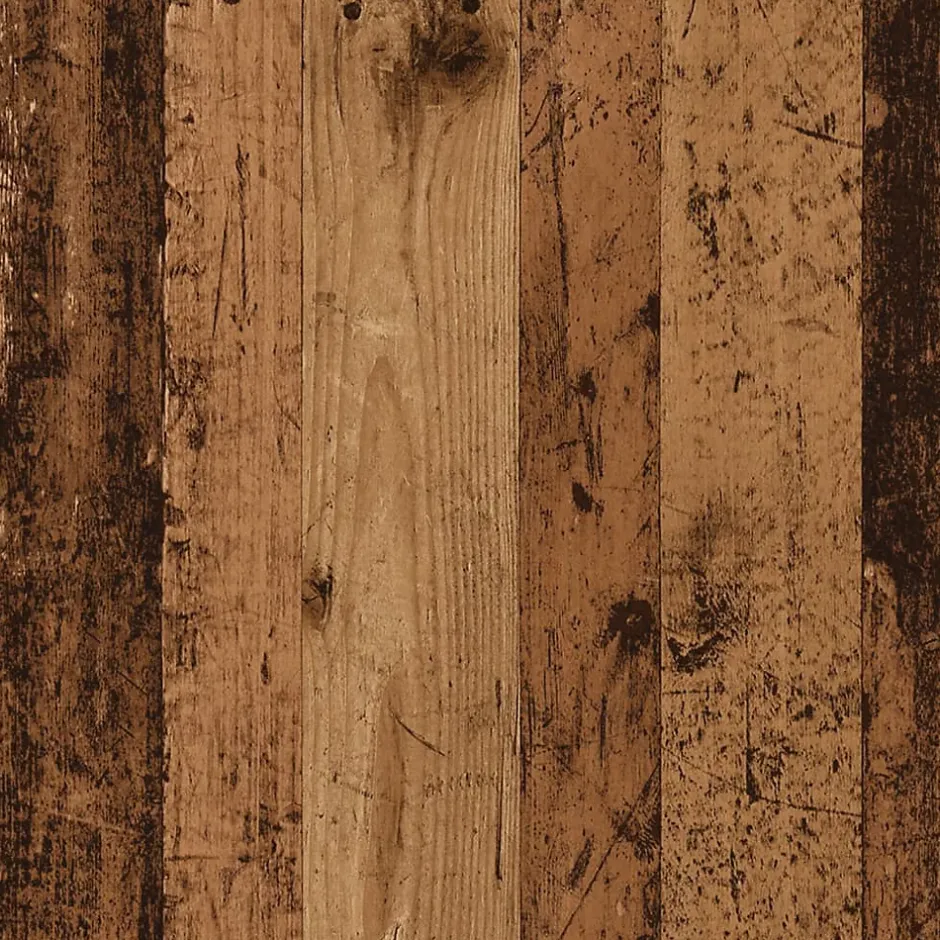 zmh Armoire de salle de bain vieux bois 30x30x100cm bois ingénierie