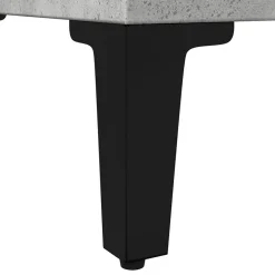 zmh Armoire de salle de bain gris béton 30x30x190 cm