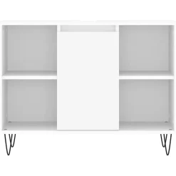 zmh Armoire de salle de bain blanc 80x33x60 cm bois d'ingénierie* Meuble Wc