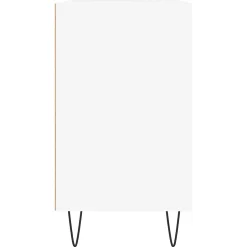 zmh Armoire de salle de bain blanc 80x33x60 cm bois d'ingénierie* Meuble Wc