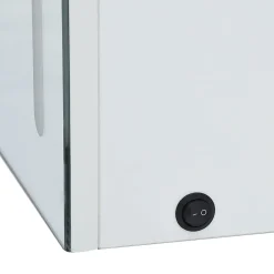 zmh Armoire de salle de bain à miroir LED 50x13x70 cm* Meuble Wc