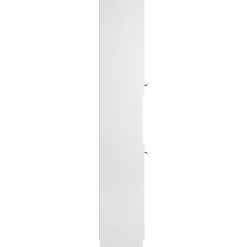 zmh Armoire de salle de bain blanc 32x34x188,5 cm bois d'ingénierie