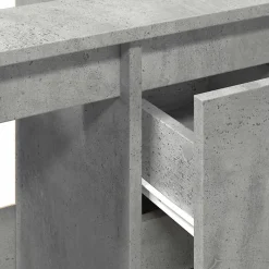 zmh Armoire d'évier gris béton 65x33x60 cm bois d'ingénierie* Meuble Wc