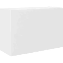 zmh Armoire murale de bain blanc 60x25x40 cm bois d'ingénierie* Meuble Wc