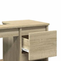 zmh Armoire salle de bain chêne sonoma 65x33x60 cm