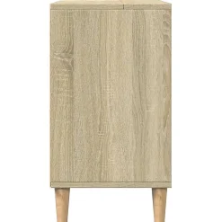 zmh Armoire salle de bain chêne sonoma 80x33x60cm bois d'ingénierie