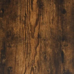 zmh Meuble d'évier chêne fumé 80x33x60 cm bois d'ingénierie* Meuble Wc